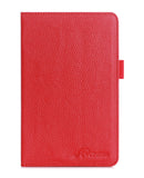 Fire 7 2015 Case, Amazon Fire 7 Case, rooCASE Dual View Leather PU Folio Slim Fit Lightweight Folding Cover with Stand for Fire 7 5th Gen 2015, Red