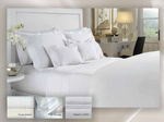 Paula Bed Sateen Sheet Set Queen Size White 100% Cotton 400 Thread Count | Juego de sábana de satén 100% algodón de 400 hilos by Down Town Company