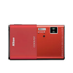 Camara Digital de 14 1MP 5x Wide Zoom Nikkor ED Lens 3 5 OLED Touchscreen | Rojo