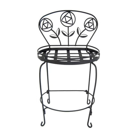 Base de metal para colgar plantas