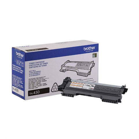 Tóner Brother TN-450 Negro, 2600 Páginas