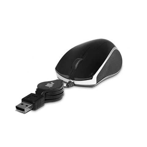 Marca: MAXELL, MOUSE, MAXELL MINI MOUSE OPTICO CON CABLE RETRACTIL MAXELL