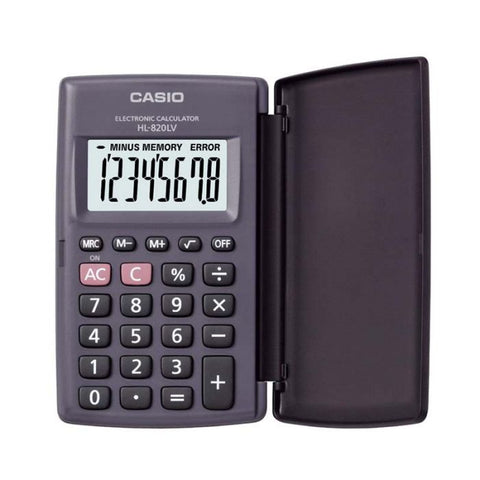 Calculadorade bolsillo 8 digitos gran patalla con tapa