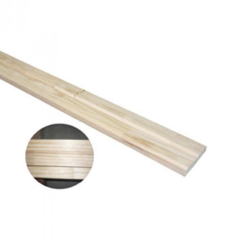Marco de pino natural finger joint con nudos, Ibi