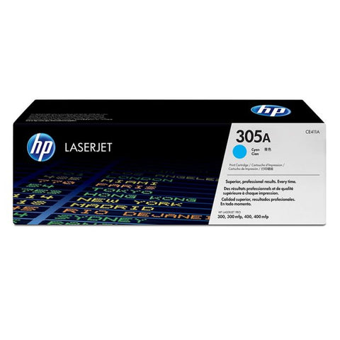 Marca: HP, CONSUMIBLES PARA IMPRESIÓN, Tóner HP 305A Cian Laserjet Original (CE411A)