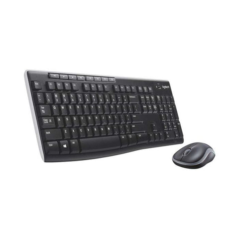 Combo teclado y mouse inalámbrico Logitech MK270