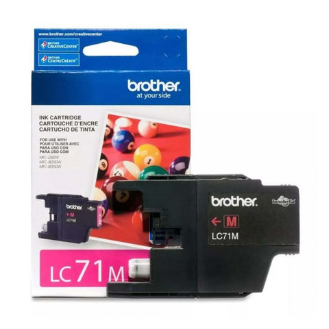 Cartucho de tinta Brother Innobella LC71M Magenta, 300 Páginas