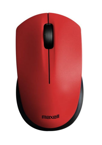 Marca: MAXELL, MOUSE, MOUSE INALÁMBRICO MAXELL OPTICAL TRAVEL- ROJO