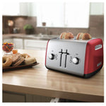 Marca: KITCHEN AID, TOSTADORES, Tostadora KitchenAid De 4 Rebanadas | Perilla De Control - Rojo