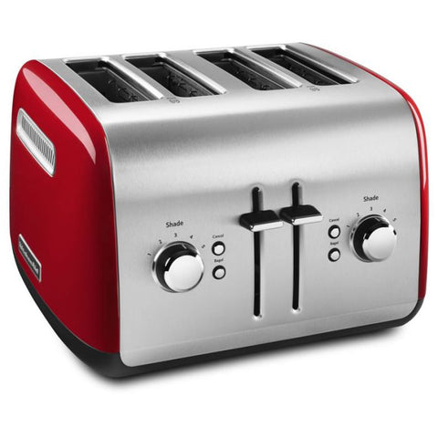 Marca: KITCHEN AID, TOSTADORES, Tostadora KitchenAid De 4 Rebanadas | Perilla De Control - Rojo