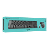 Marca: LOGITECH, COMBO TECLADO Y MOUSE, KIT TECLADO Y MOUSE LOGITECH INALÁMBRICO MK220 MODELO: 920-004430