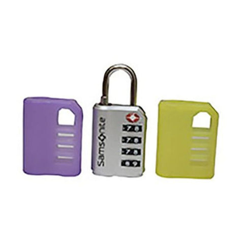 Marca: SAMSONITE, MALETAS DE VIAJE, CANDADO DE COMBINACION SILVER PURPLU YELLOW