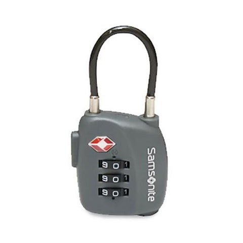 Marca: SAMSONITE, MALETAS DE VIAJE, TSA 3 DIAL CABLE LOCKDARK GREY CHARCOAL