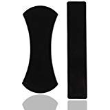 FullGold Nano Rubber Cell Phone Pads, Mobile Phone Stand Mount, Phone Holder for Car, Gel Pads, Cell Phone Pads Universal Sticker, Multi-Function Mobile Phone Holder Sticky Anti-Slip Stick (black)