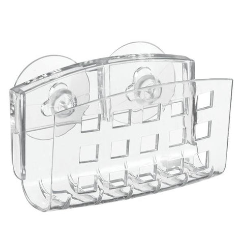 Porta jabón transparente con ventosas, Interdesign