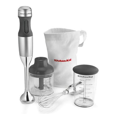 Marca: KITCHEN AID, LICUADORAS, Batidora De Mano KitchenAid 3 Velocidades | Ergonómico - Plateado
