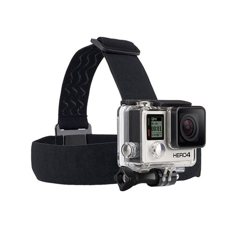 Marca: GOPRO, LENTES Y ACCESORIOS, Correa Para La Cabeza Gopro + QuickClip - Negro
