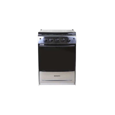 ESTUFA A GAS 24" NISATO TAPA DE VIDRIO - ACERO INOXIDABLE