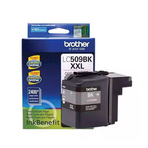 Cartucho de tinta Brother LC-509BK Negro, 2400 Páginas