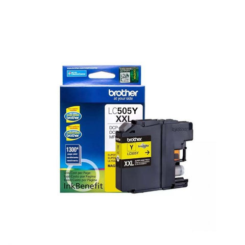 Cartucho de tinta Brother LC-505Y Amarillo, 1300 Páginas