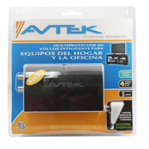 Multiprotector AVTEK 1800va 120V 4 tomas