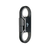 Kanex Charge and Sync Cable with Lightning Bottle Opener Black