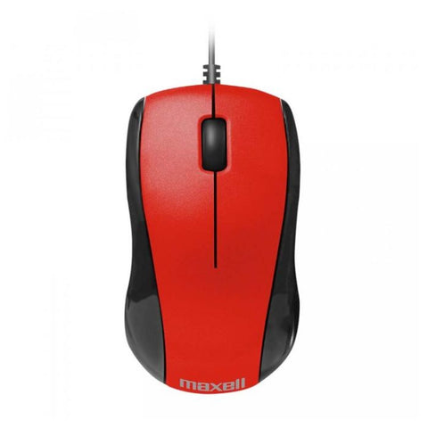 Marca: MAXELL, MOUSE, MOUSE MAXELL OPTICAL MOUSE - ROJO