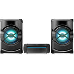 EQUIPO DE SONIDO DE 1200W RMS BOCINAS DE 2 VIAS BLUETOOTH NFC BASS BAZUCA 2 USB 1 CD DVD 2 ENTRADAS RCA 2 ENTRADAS MIC KARAOKE AM FM