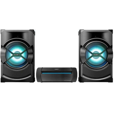 EQUIPO DE SONIDO DE 1200W RMS BOCINAS DE 2 VIAS BLUETOOTH NFC BASS BAZUCA 2 USB 1 CD DVD 2 ENTRADAS RCA 2 ENTRADAS MIC KARAOKE AM FM