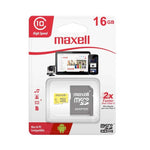 Marca: MAXELL, MEMORIAS MICRO SD, MEMORIA MICRO SD MAXELL CL10 CON ADAPTADOR 16GB