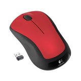 Marca: LOGITECH, MOUSE, MOUSE ÓPTICO LOGITECH M185 INALÁMBRICO-ROJO