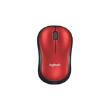 Marca: LOGITECH, MOUSE, MOUSE ÓPTICO LOGITECH M185 INALÁMBRICO-ROJO