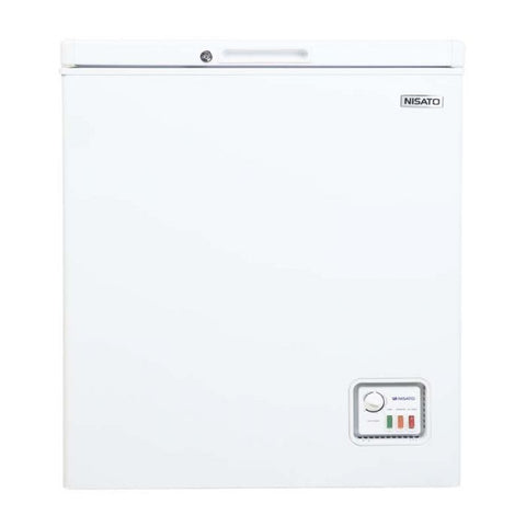 Congelador Nisato 5Cft Doble Accion Enfriador y Congelador Capacidad 145 Lts 1 Puerta Canasta Llave