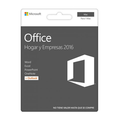 1 Usuario Office for Mac 2016 Hogar y Estudiantes Esp
