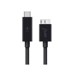 Belkin USB C a Micro B 3 1 3 pies Negro