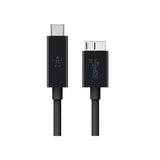 Belkin USB C a Micro B 3 1 3 pies Negro