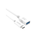 Kanex USB C to USB A Female Cable 20cm White