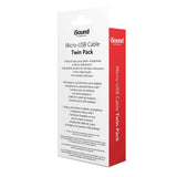 MICRO USB CABLE TWIN PACK