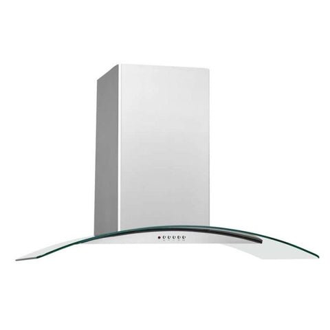 Marca: FRIGIDAIRE, CAMPANAS Y EXTRACTOR DE GRASA, Extractor de Campana Frigidaire Glass Canopy Wall-Mount Hood 36Pulg gris