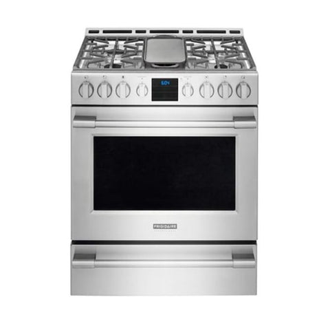 Marca: FRIGIDAIRE, ESTUFAS A GAS, Estufa A Gas Frigidaire 5 Quemadores Profesional 30" 5.1 Cu. Ft. - Negro
