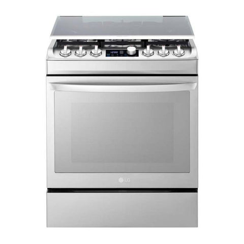 Marca: LG, ESTUFAS A GAS, Estufa a Gas LG 5.4 cu.ft. | EasyClean | Triple Flama UltraHeat - Gris