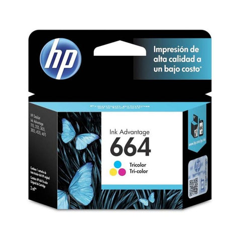 Cartucho de tinta HP 664 Tricolor Original (F6V28AL)