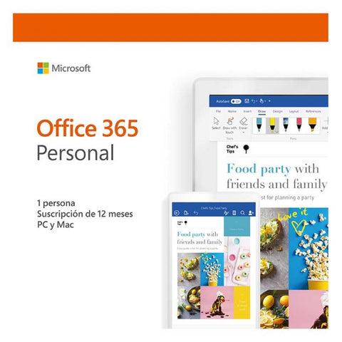 Marca: MICROSOFT, SOFTWARE, MICROSOFT OFFICE 365 PERSONAL 2019 PC/MAC - 1 USUARIO