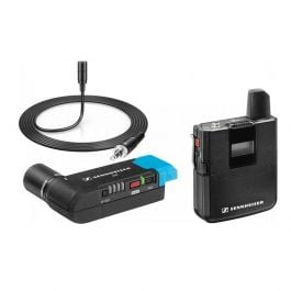 SENNHEISER | Lavalier Set | Includes Bodypack Transmitter | EKP Plug On Receiver And ME 2 Lavalier | Negro