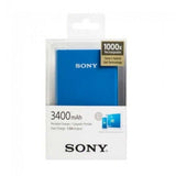 Cargador USB portatil 3400mAH blue