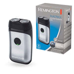 Marca: REMINGTON, AFEITADORAS, Afeitadora Dualtrack Rotativa De Viaje, 2 Cabezales, Cuchillas Inox, Recargable Remington - Gris/Negro
