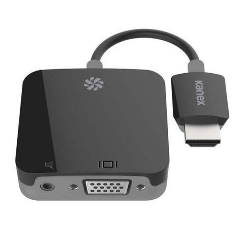 Marca: KANEX, CABLES Y ADAPTADORES PC, ADAPTADOR HDMI A VGA KANEX-NEGRO