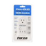 Marca: FORZA, REGULADORES DE VOLTAJE, PROTECTOR DE SOBRE TENSIÓN FORZA POWER - 900J - 1 CONTACTO - 110V