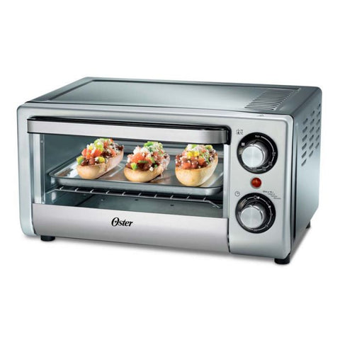 Marca: OSTER, TOSTADORES, HORNO TOSTADOR OSTER® NEGRO Y CROMADO CON CAPACIDAD DE 10 LITROS