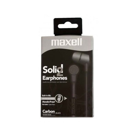 Marca: MAXELL, REGULARES, AUDIFONOS CON MICROFONO MAXELL SOLID2 - CARBON